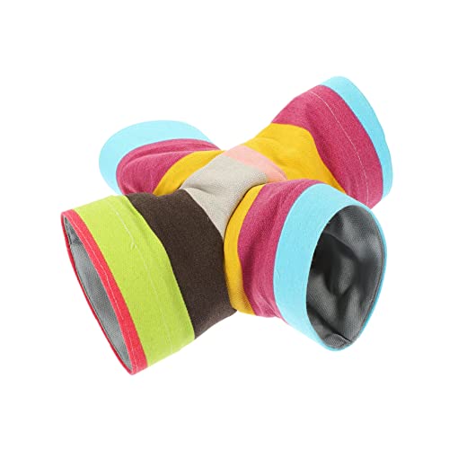 CIYODO Faltbarer Tunnelspielzeug für Kleintiere Bunter Vierseitiger Spieltunnel für Hamster und Andere Haustiere Fördert Interaktion und Spielspaß Platzsparend und Verstaut CIYODO Faltbarer Tunnelspielzeug für Kleintiere Bunter Vierseitiger Spieltunnel für Hamster und Andere Haustiere Fördert Interaktion und Spielspaß Platzsparend und Verstaut von CIYODO