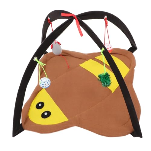 CIYODO Pet Cat Sleeping Tent Für Katzen Komfortables Faltbares Katzenhaus Mit Hängendem Spielzeugball Für Drinnen Und Draußen Für Und Entspannende CIYODO Pet Cat Sleeping Tent Für Katzen Komfortables Faltbares Katzenhaus Mit Hängendem Spielzeugball Für Drinnen Und Draußen Für Und Entspannende von CIYODO