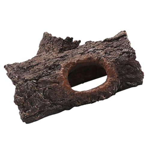 CIYODO Fischtank Dekoration Baumrinde Kleiner Fischunterschlupf Aquarium Dekoration Fischaquarium Fischtank Dekoration Felsengarnelentunnel Fischverstecke Für Die Tank Dekoration von CIYODO