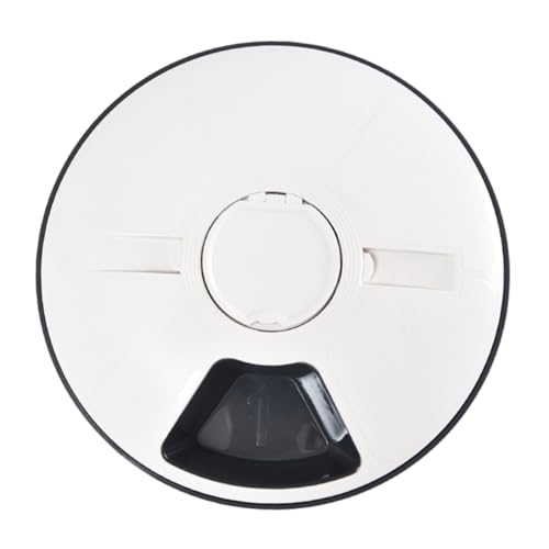CIYODO Futterautomat für Haustiere Welpe Schüsseln zeitgesteuert Slow Feeder Hundenäpfe Smart Pet Feeder Essen katzenfutter Timing-Haustierfutterautomat Futternapf für Haustiere Abs Black von CIYODO