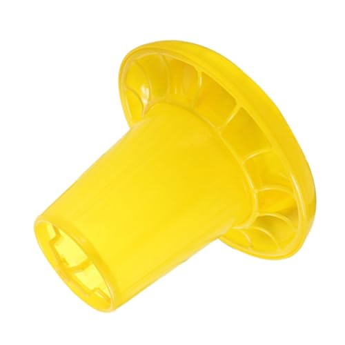CIYODO Futtereimer Küken Füttern Taubenfuttertrog Anti-Spritzer-futtertröge Futternutschale Füttern Futtertrog Für Geflügel Fütterungsspender Für Hühnerfutter Futternapf Plastik Yellow von CIYODO