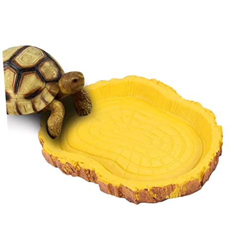 CIYODO Futternapf für Aquarien Gecko Gericht Fütterung Becken Aquarium Reptilien Wasser Schildkröte Schüssel Tank schleichtiere Futternapf für Haustiere von CIYODO