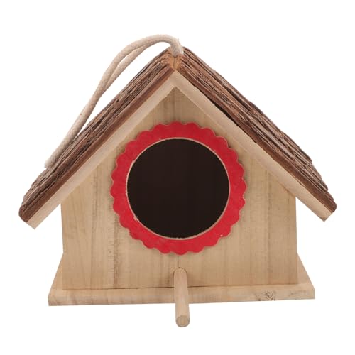 CIYODO Vogelfutterhaus Für Draußen Garten Holz Vogelhaus Holz Vogelhäuschen Zum Aufhängen Ideales Brutnest Für Wildvögel Wetterfest Und Dekorativ Perfekt Für Garten Und Balkon Einfache Montage CIYODO Vogelfutterhaus Für Draußen Garten Holz Vogelhaus Holz Vogelhäuschen Zum Aufhängen Ideales Brutnest Für Wildvögel Wetterfest Und Dekorativ Perfekt Für Garten Und Balkon Einfache Montage von CIYODO
