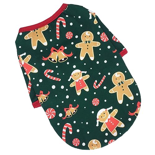 CIYODO Gingerbread Man Hundekostüm für Weihnachten Lustige Tierkleidung für Partys Süßes Outfit für Festliche Anlässe für Kleine und Katzen Weihnachtslook für Haustier CIYODO Gingerbread Man Hundekostüm für Weihnachten Lustige Tierkleidung für Partys Süßes Outfit für Festliche Anlässe für Kleine und Katzen Weihnachtslook für Haustier von CIYODO