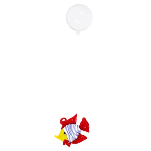 CIYODO Glasfisch Aquarium Dekoration Schwimmende Glasfiguren Langlebige Fisch-Statue für Fischbecken Landschaftsornament als Geschenk für Aquarienliebhaber von CIYODO