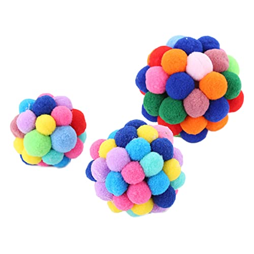CIYODO Glockenspielzeug Ball Für Katzen Bunte Plastikglockenbälle Mit Rasselgeräusch Jagdspielzeug Größe S CIYODO Glockenspielzeug Ball Für Katzen Bunte Plastikglockenbälle Mit Rasselgeräusch Jagdspielzeug Größe S von CIYODO