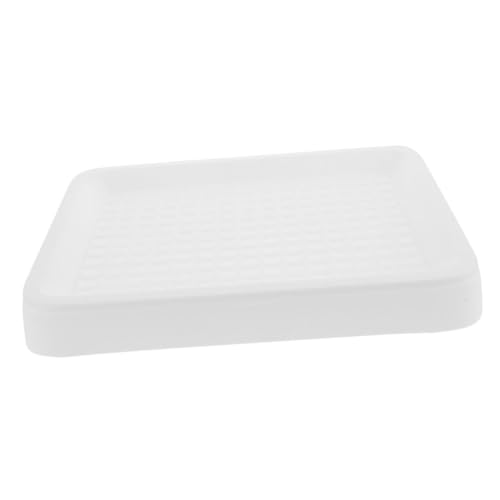 CIYODO Große Kaninchen Katzenstreu Box Multifunktionale Toilette für Meerschweinchen Hamster und Frettchen rutschfeste und Geräumige Tiertoilette Schlicht Weiß CIYODO Große Kaninchen Katzenstreu Box Multifunktionale Toilette für Meerschweinchen Hamster und Frettchen rutschfeste und Geräumige Tiertoilette Schlicht Weiß von CIYODO