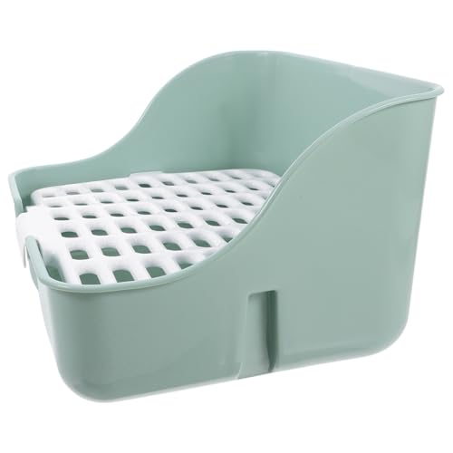 CIYODO Große Kaninchentoilette Ecktoilette für Meerschweinchen Zwergratten und Chinchillas Spritzwassergeschützt Design Großzügiger für Kleintiere CIYODO Große Kaninchentoilette Ecktoilette für Meerschweinchen Zwergratten und Chinchillas Spritzwassergeschützt Design Großzügiger für Kleintiere von CIYODO