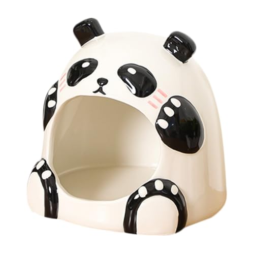 CIYODO Großes Keramisches Hamster und Chinchilla Nest Haustierversteck für Kleintiere für Hamster Meerschweinchen Reinigendes Design von CIYODO