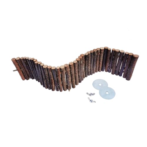 CIYODO Holzbrücke Für Hamster Kletterleiter Mit Kauspielzeug Hängebrücke Für Kleintiere Robustes Haustier-holzspielzeug CIYODO Holzbrücke Für Hamster Kletterleiter Mit Kauspielzeug Hängebrücke Für Kleintiere Robustes Haustier-holzspielzeug von CIYODO