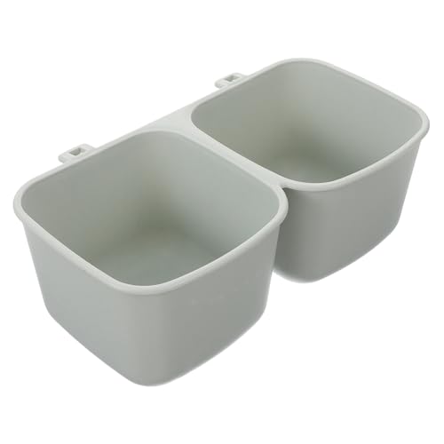 CIYODO Hängende Futterschüssel für Haustiere Platzsparend und Auslaufsicher für Katzen für Käfige und Reisen mit Praktischem Design Doppelte Schalen CIYODO Hängende Futterschüssel für Haustiere Platzsparend und Auslaufsicher für Katzen für Käfige und Reisen mit Praktischem Design Doppelte Schalen von CIYODO