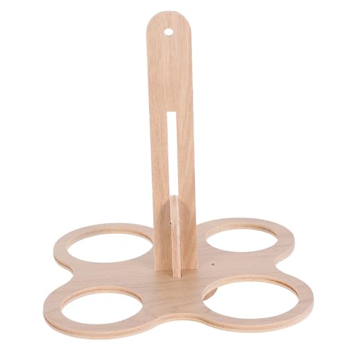 CIYODO Wooden Hanging Bird Feeder Outdoor Futterstation Mit Schalenhaltern Für Wildvögel Im Garten Und Balkon Langlebige -Konstruktion Für Vielseitige Vogelfütterung von CIYODO