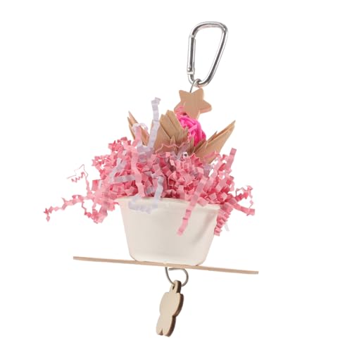 CIYODO Papageien Kauspielzeug Aus Natürlichem Material Hängendes Spielzeug Für Vögel Zur Kautriebes Beschäftigung Geeignet Für Sittiche Und Andere Kleine Vögel CIYODO Papageien Kauspielzeug Aus Natürlichem Material Hängendes Spielzeug Für Vögel Zur Kautriebes Beschäftigung Geeignet Für Sittiche Und Andere Kleine Vögel von CIYODO