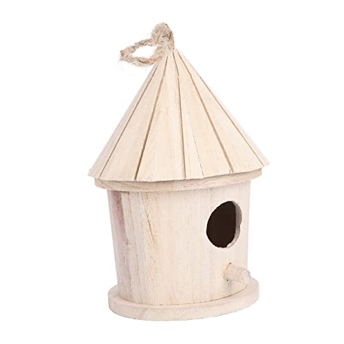 CIYODO Elegantes Vogelnest Aus Holz in Turmform Wohnzimmer-Accessoire Für Vögel Dekoratives Handwerk von CIYODO