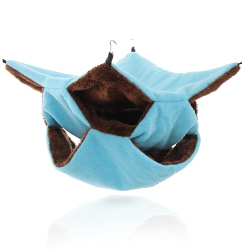 CIYODO Meerschweinchenbett Hängematte für Hamster Plüsch Dreilagiges Haustierbett Kein Geruch CIYODO Meerschweinchenbett Hängematte für Hamster Plüsch Dreilagiges Haustierbett Kein Geruch von CIYODO