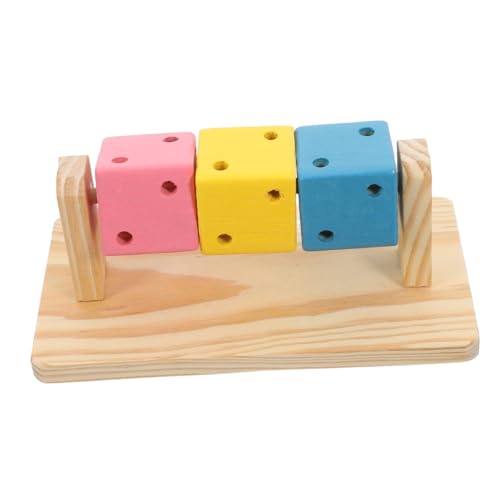 CIYODO Spielzeug Aus Holz Für Hamster Kauspielzeug Für Häschen Und Kleintiere Naturholz Haustierzubehör Für Käfige Interaktives Spielzeug Mit Holzplattform CIYODO Spielzeug Aus Holz Für Hamster Kauspielzeug Für Häschen Und Kleintiere Naturholz Haustierzubehör Für Käfige Interaktives Spielzeug Mit Holzplattform von CIYODO