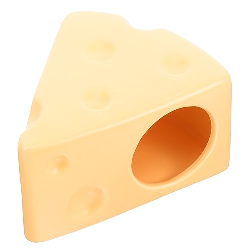 CIYODO Keramisches Hamsterhaus Käseform Kühles Und Sicheres Schlafnest Für Kleine Haustiere Als Versteck Für Hamster Und Chinchillas Farblich Zufällig CIYODO Keramisches Hamsterhaus Käseform Kühles Und Sicheres Schlafnest Für Kleine Haustiere Als Versteck Für Hamster Und Chinchillas Farblich Zufällig von CIYODO