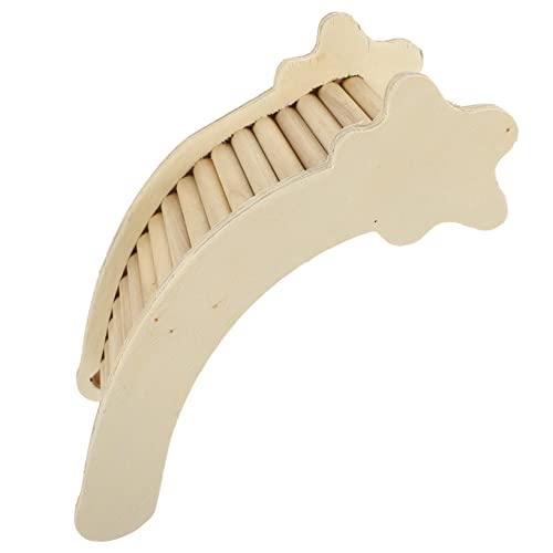 CIYODO Holz Hamster Kletterleiter Mehrzweck Spielzeug Für Kleine Haustiere Aus Natürlichem Bissfestem Holz Für Hamster Meerschweinchen Und Andere Kleintiere Fördert Bewegung Und von CIYODO