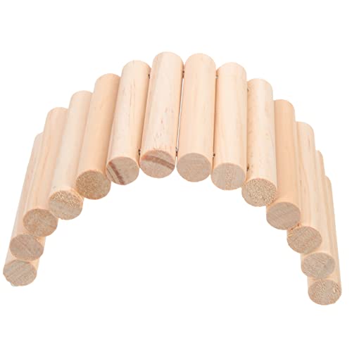 CIYODO Hamster Spielzeug Kletterleiter Aus Holz Einstellbare Brücke Für Kleine Haustiere Trainingszubehör Aktivität Und Zahngesundheit Für Hamster Und Kleine Nager CIYODO Hamster Spielzeug Kletterleiter Aus Holz Einstellbare Brücke Für Kleine Haustiere Trainingszubehör Aktivität Und Zahngesundheit Für Hamster Und Kleine Nager von CIYODO