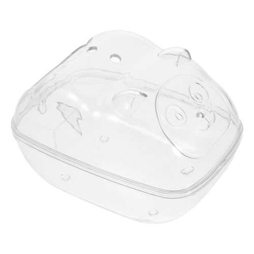 CIYODO Hamster-Sand-badebehälter, Dusch- Und Grabraum, Katzentoilette Für Mäuse, Lemminge Und Rennmäuse, Kleintier-badebox, Transparent CIYODO Hamster-Sand-badebehälter, Dusch- Und Grabraum, Katzentoilette Für Mäuse, Lemminge Und Rennmäuse, Kleintier-badebox, Transparent von CIYODO