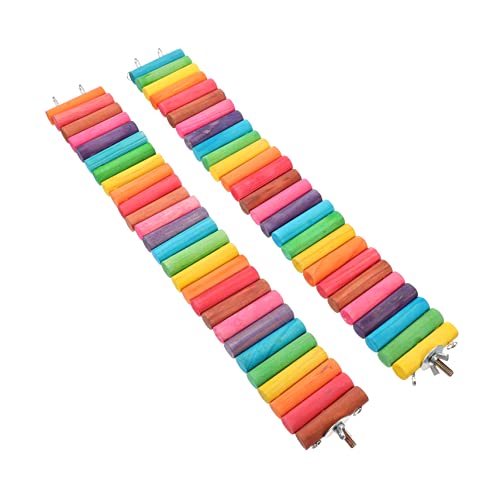 CIYODO 2stücke Holz-hamsterbrücken Für Spiel Und Bewegung Kletterleiter Und Schaukel Für Zwerghamster Chinchillas Und Kleine Nager Sicheres Und Langlebiges Spielzeug Für Käfige Und von CIYODO