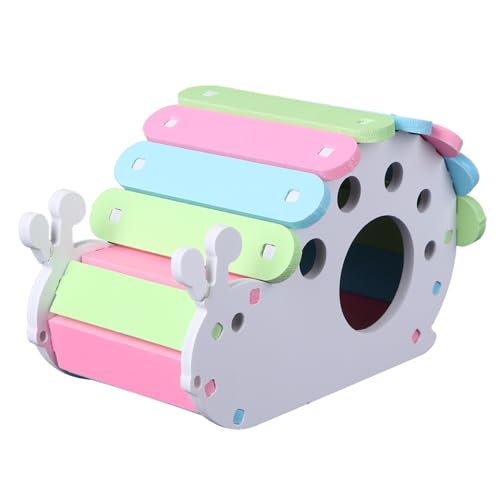CIYODO Hamsterhaus Aus PVC Für Haustierhamster Schlafkäfig Und Hütte Robustes Und Sicheres Material DIY Spielplatz Und Versteck Für Kleine Tiere von CIYODO