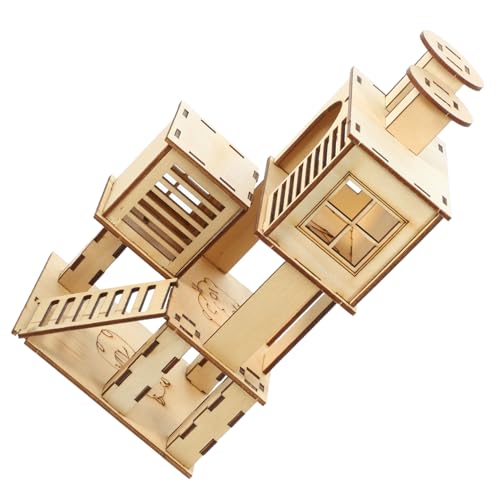 CIYODO Hamsterhaus Spielplatz Holz Plattform für Kleintiere Hamsterleiter Rutsche für Hamster Chinchillas und Meerschweinchen CIYODO Hamsterhaus Spielplatz Holz Plattform für Kleintiere Hamsterleiter Rutsche für Hamster Chinchillas und Meerschweinchen von CIYODO