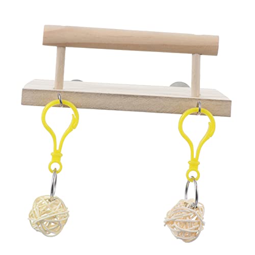 CIYODO Chinchilla Übung Spielzeug Holz Hamster Log Vogel Kauen Spielzeug Plattform Zufällige Farbe von CIYODO