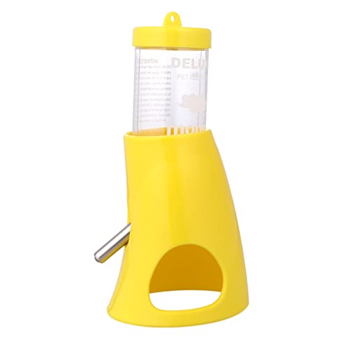 CIYODO Hamster Trinkflasche mit Kunststoffbasis Wasserspender und Futterspender Kapazität Einfacher Zugang für Kleine Haustiere Zufällig Zufällige Farbe von CIYODO