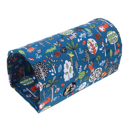 CIYODO Hamster Tunnel für Kleintiere Waschbares Versteckzelt für Meerschweinchen und Chinchillas Cartoon Design Robust und Komfortabel als Schlafnest und Spielplatz für Haustiere CIYODO Hamster Tunnel für Kleintiere Waschbares Versteckzelt für Meerschweinchen und Chinchillas Cartoon Design Robust und Komfortabel als Schlafnest und Spielplatz für Haustiere von CIYODO