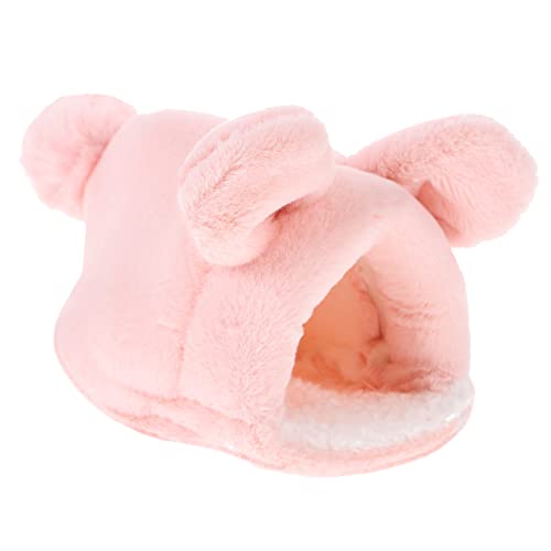CIYODO Hamster Warmes Nest Aus Weichem Bequemes Schlafhaus Für Kleine Haustiere Für Meerschweinchen Atmungsaktives Design Für Entspannte Ruhephasen Kuscheliges von CIYODO