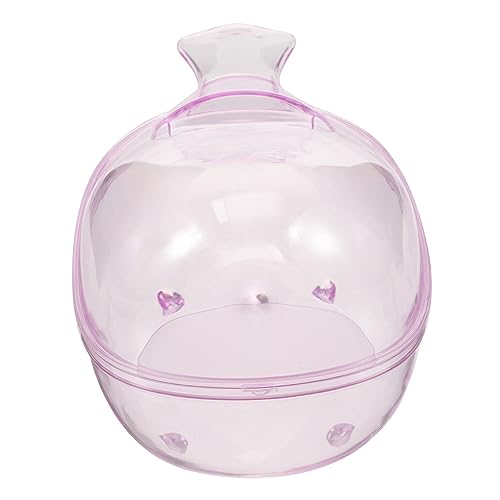 CIYODO Hamster-sandbadebox Transparent Für Kleine Haustiere Mit Vertieften Kanten Für Mehr Badesand Als Hamsterzubehör von CIYODO