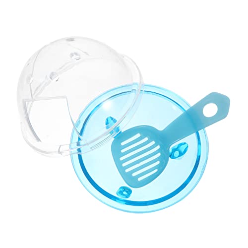 CIYODO Hamsterbad Wurf Chinchilla-staubbadbehälter Versteck Wanne Röhren Sandbad Becken Sandbad Für Hamster Haustier Behälter Für Hamsterbäder Hamster-saunaraum Badebecken Plastik Blue von CIYODO