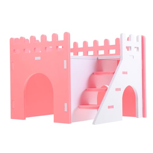 CIYODO Hamsterhaus aus Farbenfrohe Villa für Hamster und Chinchillas Komfortables Versteck mit Glatten Kanten Robust und Sicher für Kleine Haustiere und Rustikalen Charme CIYODO Hamsterhaus aus Farbenfrohe Villa für Hamster und Chinchillas Komfortables Versteck mit Glatten Kanten Robust und Sicher für Kleine Haustiere und Rustikalen Charme von CIYODO