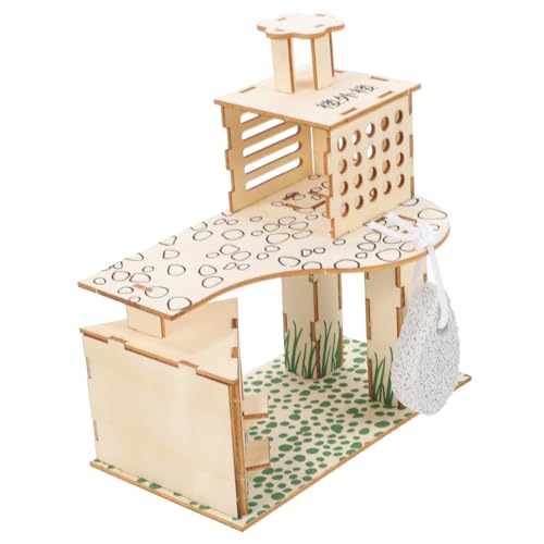 CIYODO Hamster Kletterspielzeug Plattform Und Treppe Für Kleine Haustiere Als Versteck Und Spielplatz Für Hamster Und Chinchillas CIYODO Hamster Kletterspielzeug Plattform Und Treppe Für Kleine Haustiere Als Versteck Und Spielplatz Für Hamster Und Chinchillas von CIYODO