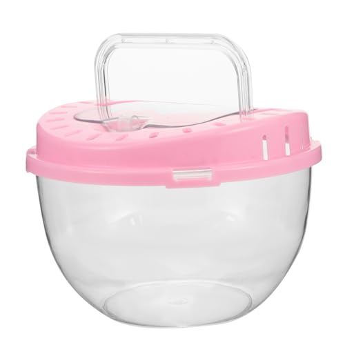 CIYODO Hamsterkäfig Für Reisen Transportbox Für Kleintiere Atmungsaktive Hamstertragebox Für Camping Ausflüge Und Besichtigungen Für Kleine von CIYODO