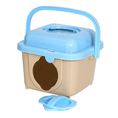 CIYODO Hamsterkäfig Träger Haustiere Fall Für Kisten Klein Reisen Drinnen Mini Reise Hamster Trage Tragbare Haustierbehältnisse Reptilienboxen Plastik von CIYODO