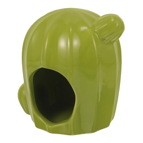 CIYODO Keramisches Hamsterversteck Kaktusform Versteck Für Kleine Haustiere Kühlendes Nest Für Hamsterkäfige von CIYODO