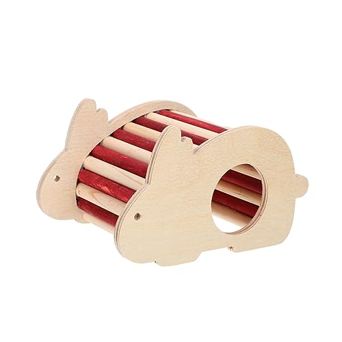 CIYODO Hamsterversteck Größe Käfig klein Häuser Mini Leiterspielzeug für Hamster Klettergerüst für Hamster Plattform für Hamsterleitern Hamster Kletterleiter hölzern von CIYODO