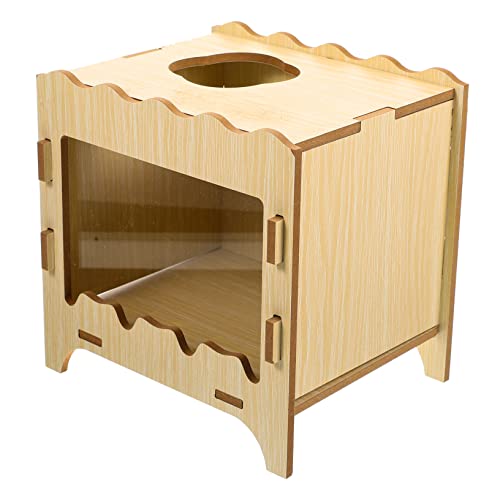CIYODO Hamsterversteck Kiste Hamsterhaus Kleintiere Rennmaushaus Tunnel Haustiere Höhle Hamster hamsterspielzeug Hamsterversteck Rennmaus-Grabspielzeug hölzern CIYODO Hamsterversteck Kiste Hamsterhaus Kleintiere Rennmaushaus Tunnel Haustiere Höhle Hamster hamsterspielzeug Hamsterversteck Rennmaus-Grabspielzeug hölzern von CIYODO