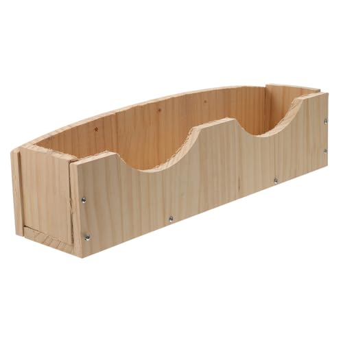 CIYODO Meerschweinchen Kuschelfutterspender Holzfutterspender Rillenhalter Einfach Zu CIYODO Meerschweinchen Kuschelfutterspender Holzfutterspender Rillenhalter Einfach Zu von CIYODO