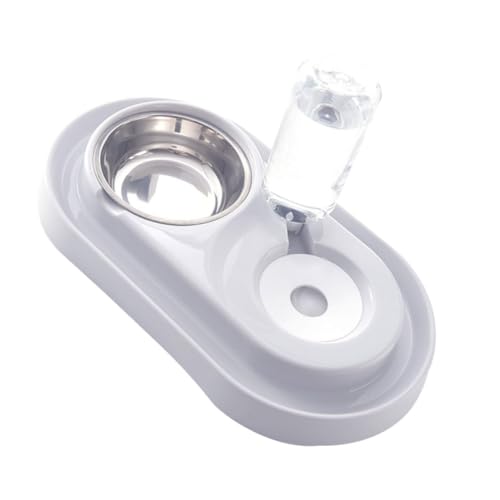 CIYODO Haustier Doppelschale Wassertrinker Trinken automatisch Wasserbrunnen Katzennapf Hundebrunnen Wassernapf Futterspender Futterautomat für Haustiere Futternapf für Haustiere Weiß CIYODO Haustier Doppelschale Wassertrinker Trinken automatisch Wasserbrunnen Katzennapf Hundebrunnen Wassernapf Futterspender Futterautomat für Haustiere Futternapf für Haustiere Weiß von CIYODO