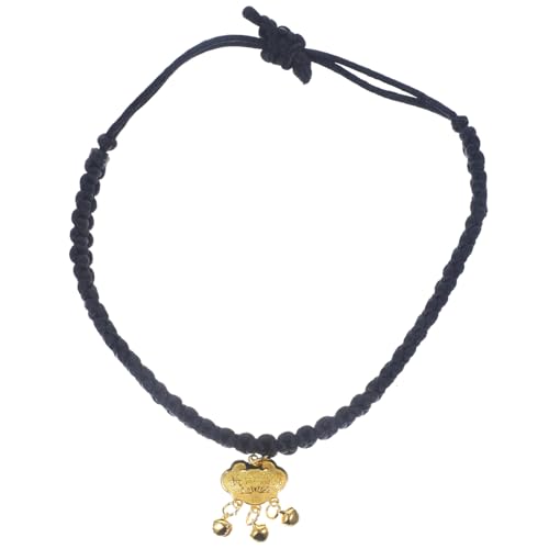 CIYODO Haustierhalsband Goldenes Schloss Multifunktionale Metallglocken Zartes Katzenhalsband Hängendes Hundeschloss Goldenes Schloss Für Haustierzubehör von CIYODO