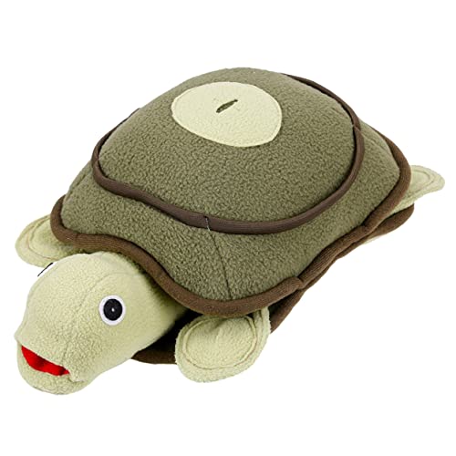 CIYODO Haustierspielzeug Interaktive Plüschschildkröte Für Hunde Zum Schnüffeln Greifen Spielen Olivgrün CIYODO Haustierspielzeug Interaktive Plüschschildkröte Für Hunde Zum Schnüffeln Greifen Spielen Olivgrün von CIYODO