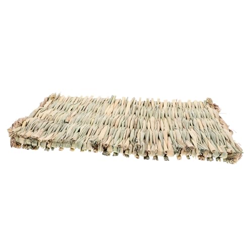 CIYODO Haustier Kühle Unterlage Schwein Hase Kleines Tierbett Kühlung Kaninchenstall Tierbettwäsche Kleine Kaninchen-kühlmatte Grasmatte Für Kaninchen Haustierkühlkissen Gras Und Reben von CIYODO