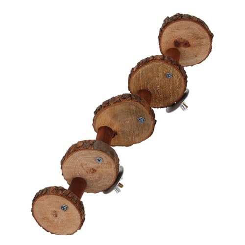 CIYODO Spielzeugleiter Für Hamster Vögel Papageien Und Kleintiere Holzleiter Zum Klettern Sitzen Und Spielen Für Käfige Trainingshilfe von CIYODO