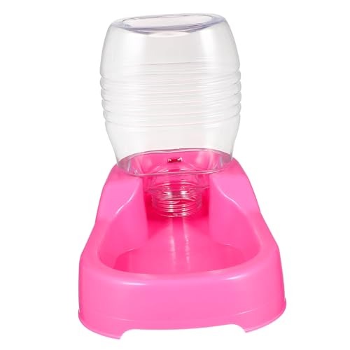 CIYODO Haustier Wasserzufuhr Schüssel Kreative Hundetrinkwerkzeuge für Welpen Rosa Rutschfestes Design Umkippsicher Glatte Oberfläche von CIYODO