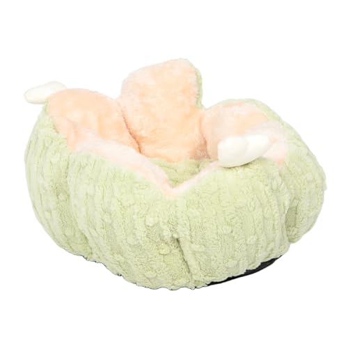 CIYODO Haustierbett Für Kleine Hunde Und Katzen Weiches Und Warmes Schlafbett Grüner Farbe Gemütliches Katzenbett Und Hundebett Im Blütenblatt Design Für Entspannte CIYODO Haustierbett Für Kleine Hunde Und Katzen Weiches Und Warmes Schlafbett Grüner Farbe Gemütliches Katzenbett Und Hundebett Im Blütenblatt Design Für Entspannte von CIYODO