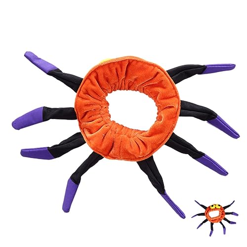 CIYODO Einzigartiges Kätzchenhalsband Stilvolles Haustierhalsband Flusenmaterial Für Halloween-feiern von CIYODO
