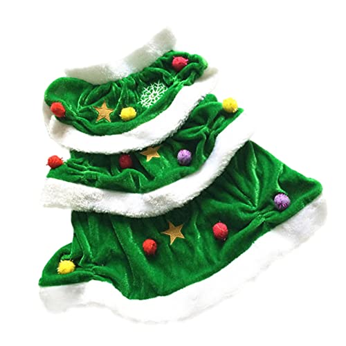 CIYODO Hundekleidung weihnachtskostüm Hunde Weihnachts hundepullover Mäppchen Hundekleid für Festival Weihnachtsmann-Kleid Mäntel Haustierkleid für Party Weihnachtskleidung für Haustiere von CIYODO